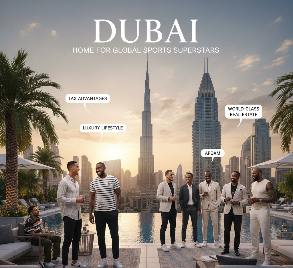 How Dubai Attracts Sports Stars: Tax Benefits, Lifestyle & Real Estate Advantages
